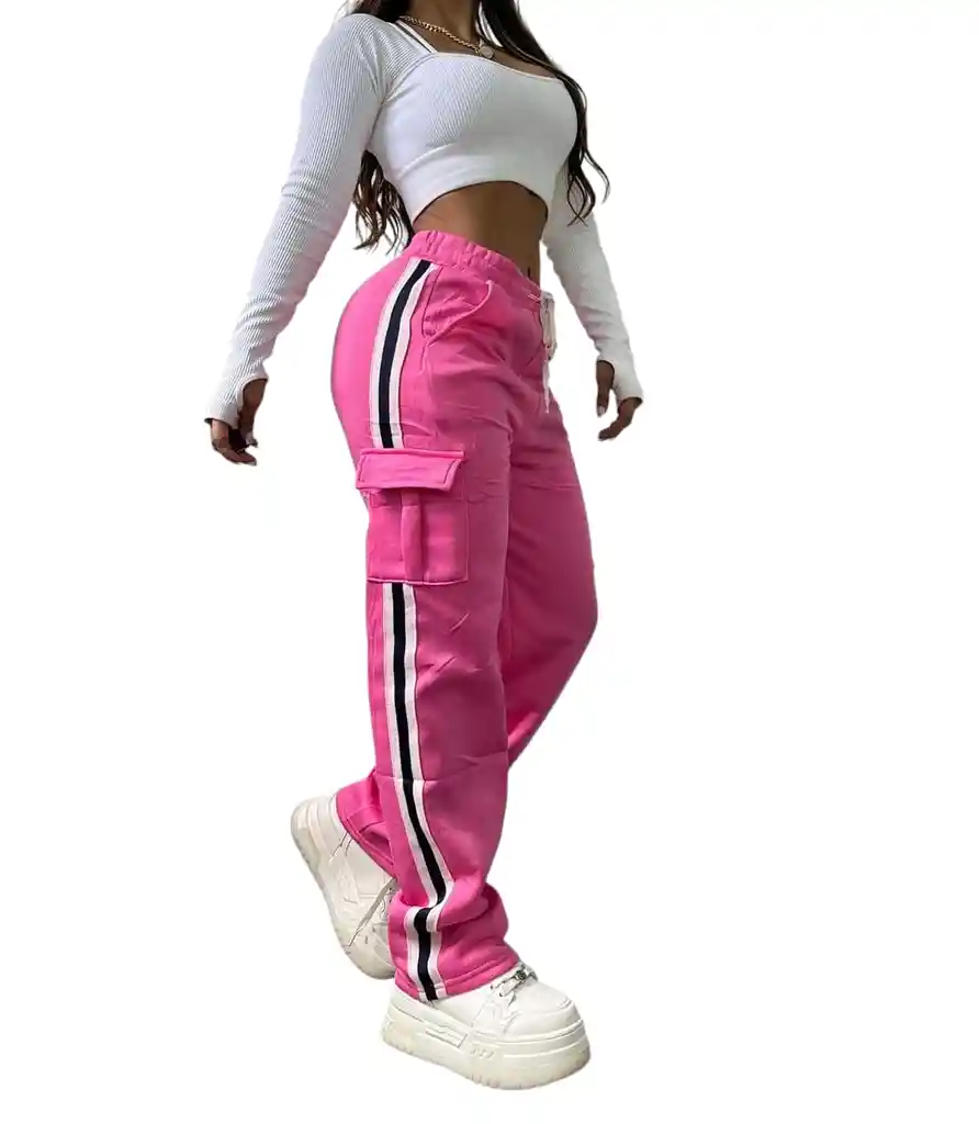 Jogger Rayas Talla Unica Cargo