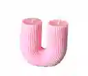 Velas Aromáticas En U Rosa