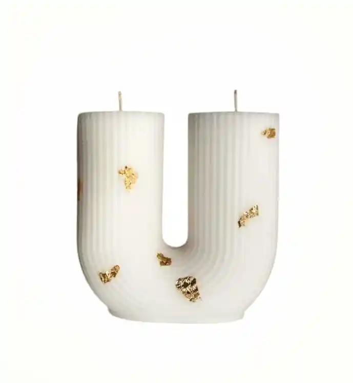 Velas Aromáticas En U Oro