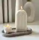 Velas Aromáticas En Arco Blanca