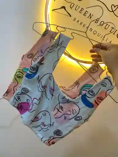 Crop Top Estampado