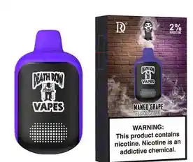 Vapeador Death Row Snoop Dog 5500 Puff Mango Ice 5% Nicotina
