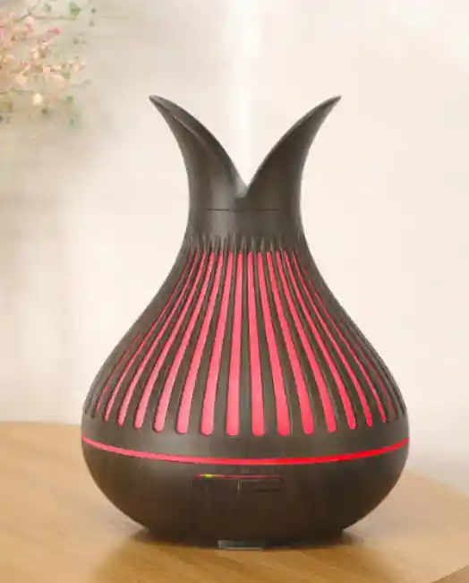 Humidificador Difusor Aromas Dos Petalos Florero 350ml