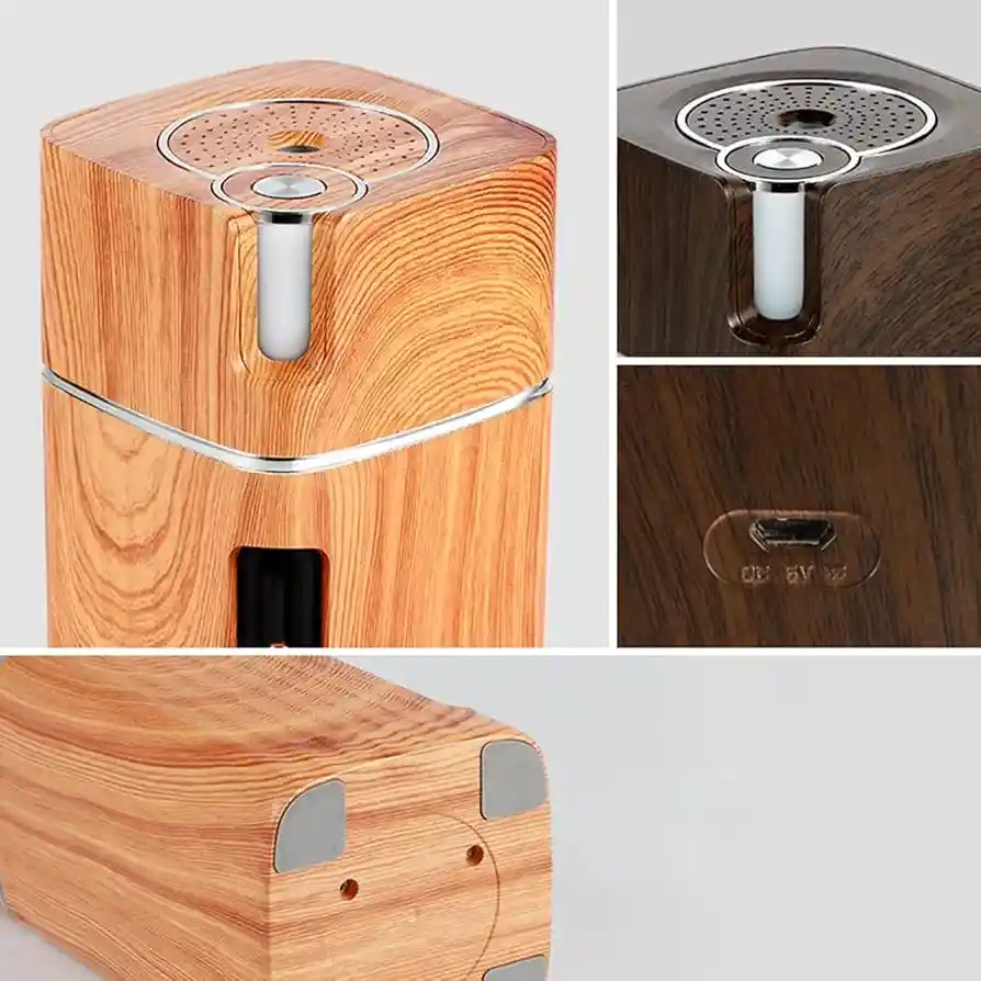 Humidificador Mini Difusor Aire Aromas Luz Led Usb Portátil