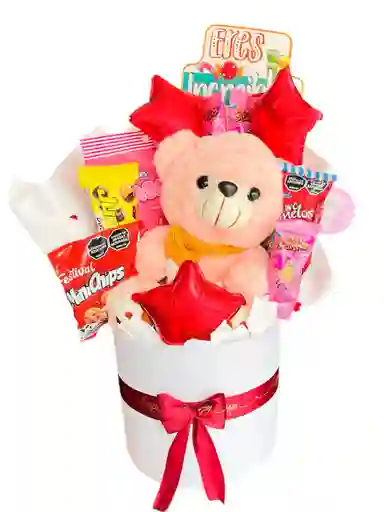 Regalo Super Especial Con Osita De Amor - Regalo Feliz Dia - Dia De La Mujer