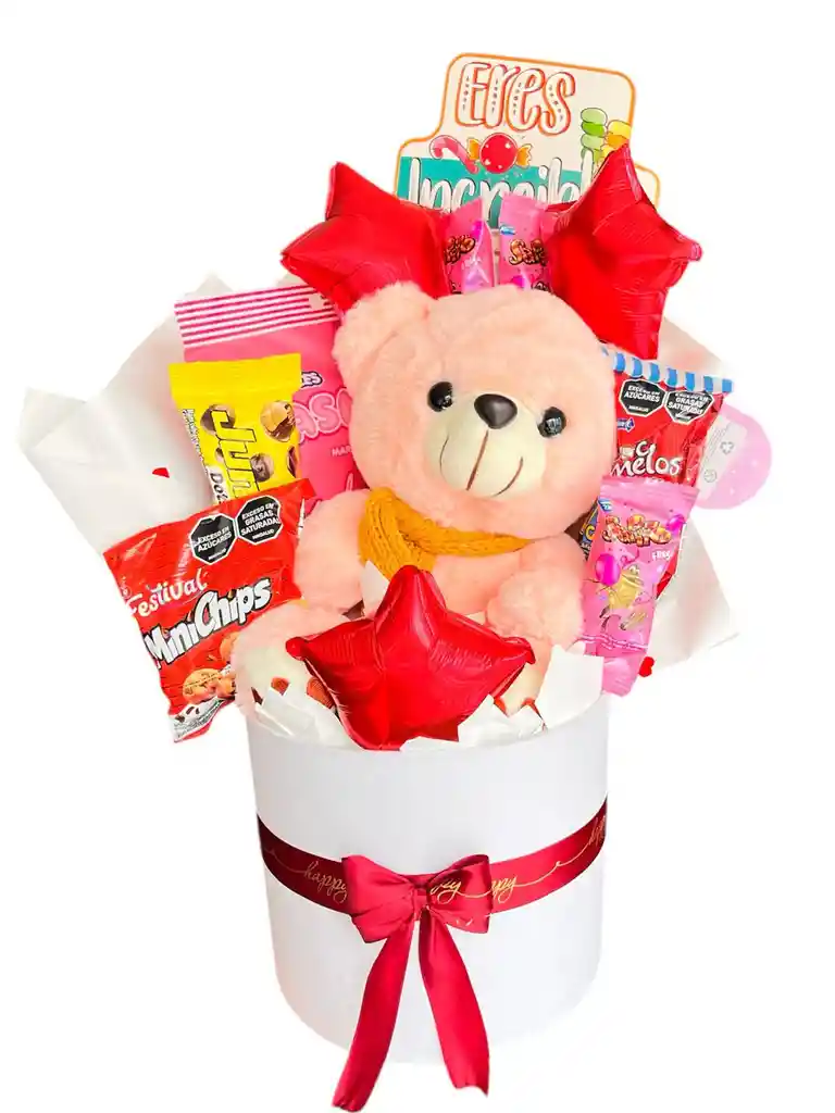 Regalo Super Especial Con Osita De Amor - Regalo Feliz Dia - Dia De La Mujer