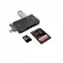 Adaptador Lector De Tarjetas Usb A/tipo C 6 En 1 Otg Andr/pc