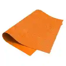 Foami O Goma Eva Escarchado 1/8 Naranja