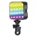 Luz Led Rgb Recargable Con Clip Para Celular