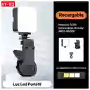 Luz Led Rgb Recargable Con Clip Para Celular