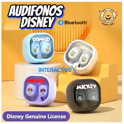 Audifonos Disney Bluetooth Inalambrico/auriculares