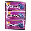 Chicle Trident Mora Azul X18