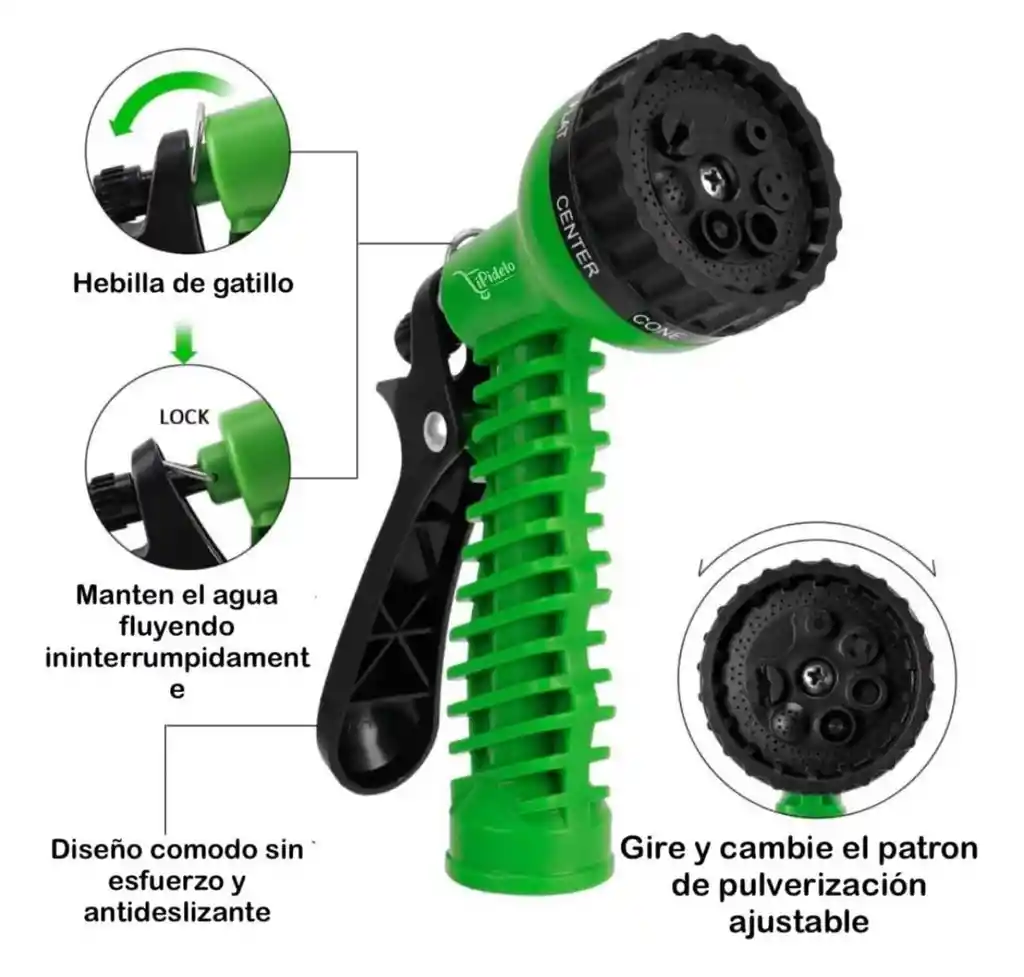 Manguera Flexible Expandible 45m Jardin Magic Hose Riego