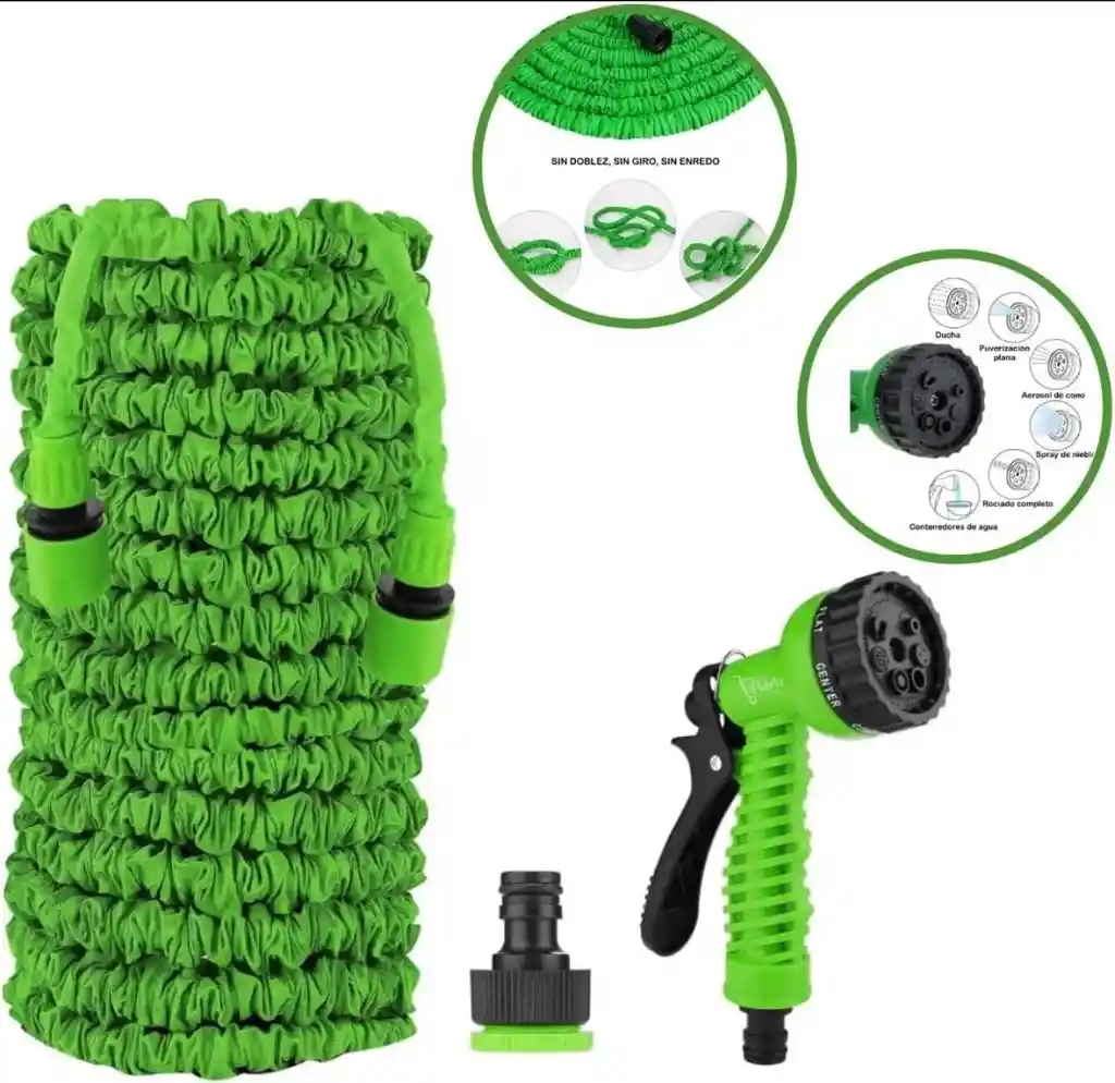 Manguera Flexible Expandible 45m Jardin Magic Hose Riego