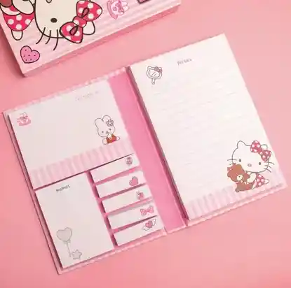 Libreta De Hello Kitty Rosada