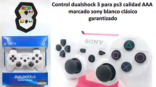 Control Play 3 Inalambrico Sony Recargable Blanco
