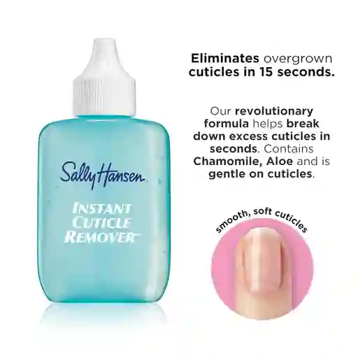 Sally Hansen Removedor De Cutícula Instantáneo, 1 Onza Líquida