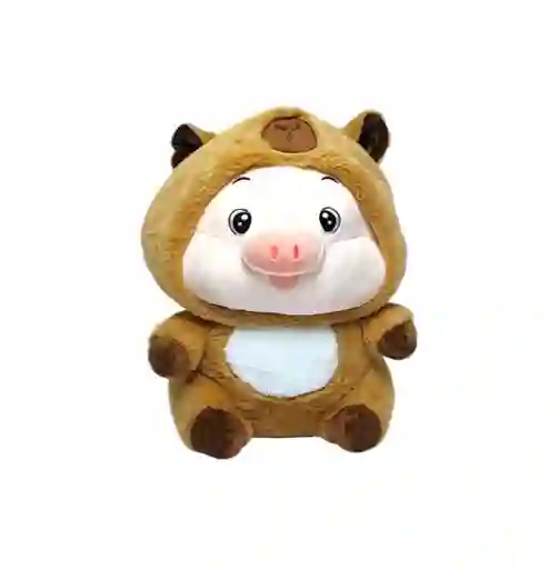 Peluche Marrano Con Disfraz De Capibara