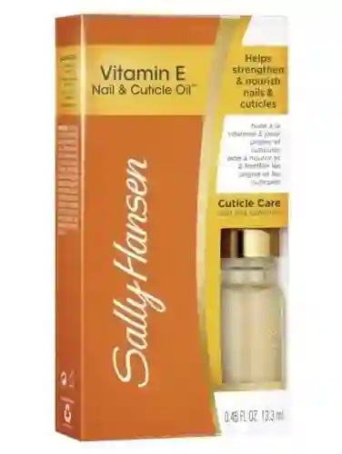 Aceite Fortalecedor Para Cutículas Y Uñas Con Vitamina E - Sally Hansen 13,3 Ml