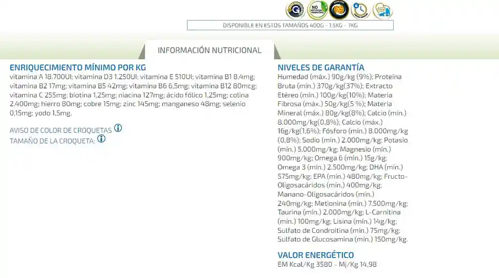 Nd Cat Tropical Suino Adul. Castrado X 7kg