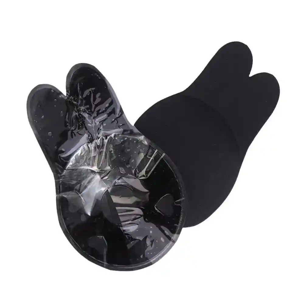 Brasier De Silicona Adhesivo Para Escotes Reutilizable Tipo Conejo