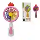 Ventilador Led De Mano Portatil Forma Fruta