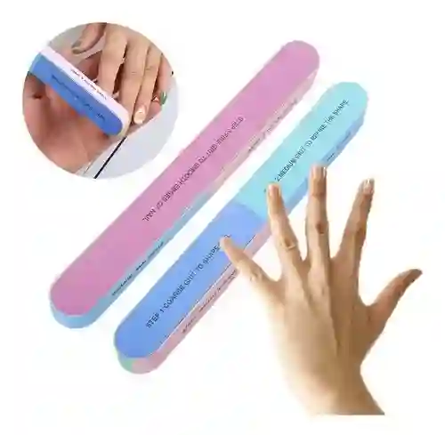 Lima Bloque 7 Lados Manicura Perfecta Nail
