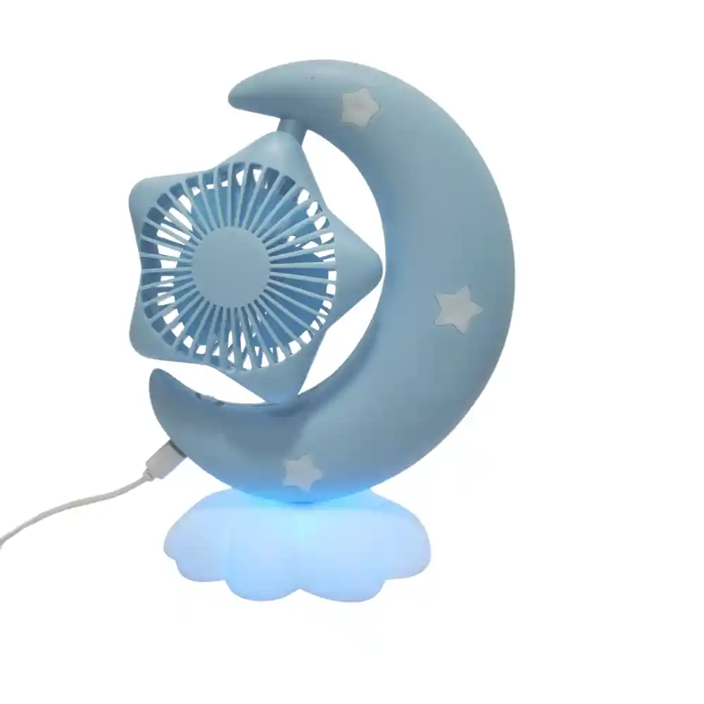 Lampara De Noche Ventilador De Estrella Led