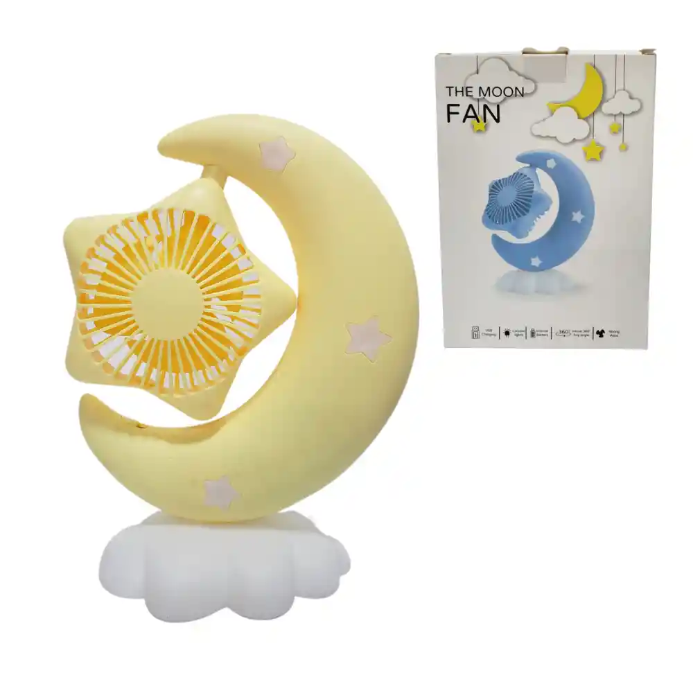Lampara De Noche Ventilador De Estrella Led