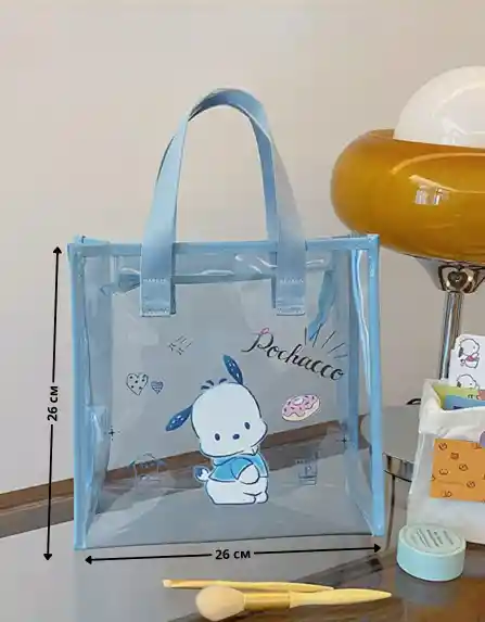 Bolso Transparente De Pochacco