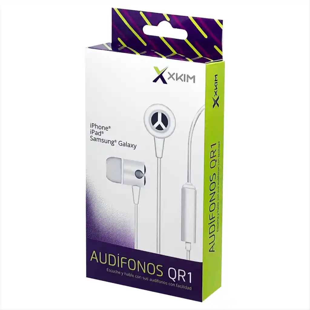 Audífonos / Manos Libres Alámbricos In Ear X-kim Qr1