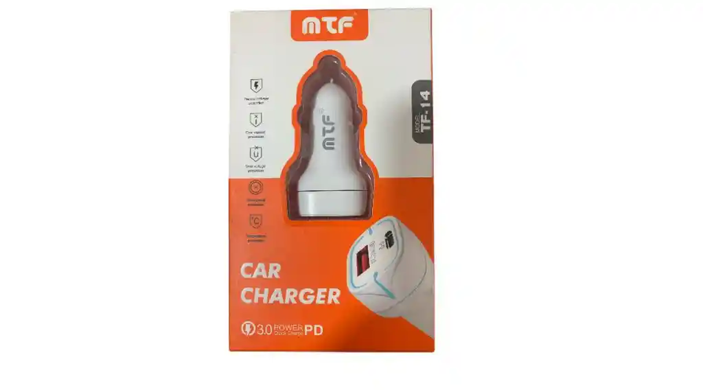 Mtf Cargador Carro Usb Tipoc 3a