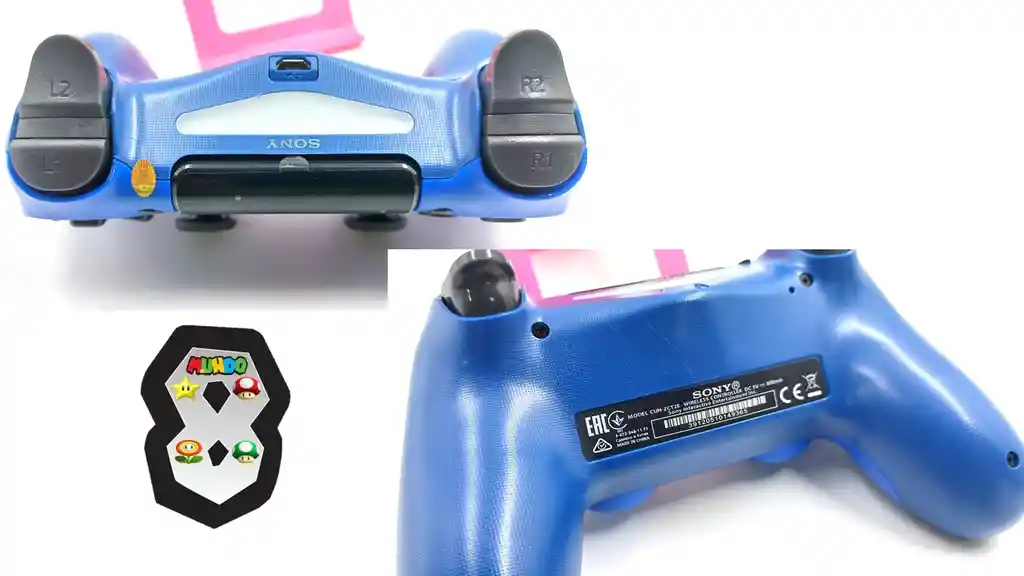 Control Play 4 Tipo Original Azul