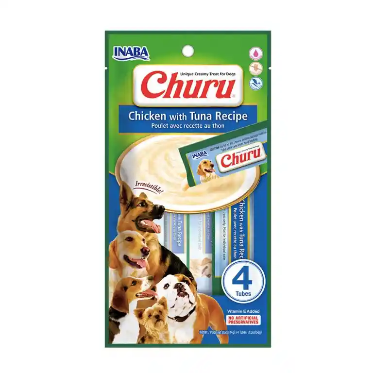 Churu Dogs Pollo Con Atun X 4 Unidades