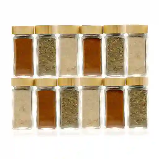 Organizador De Condimentos Para Cocina Set X 12