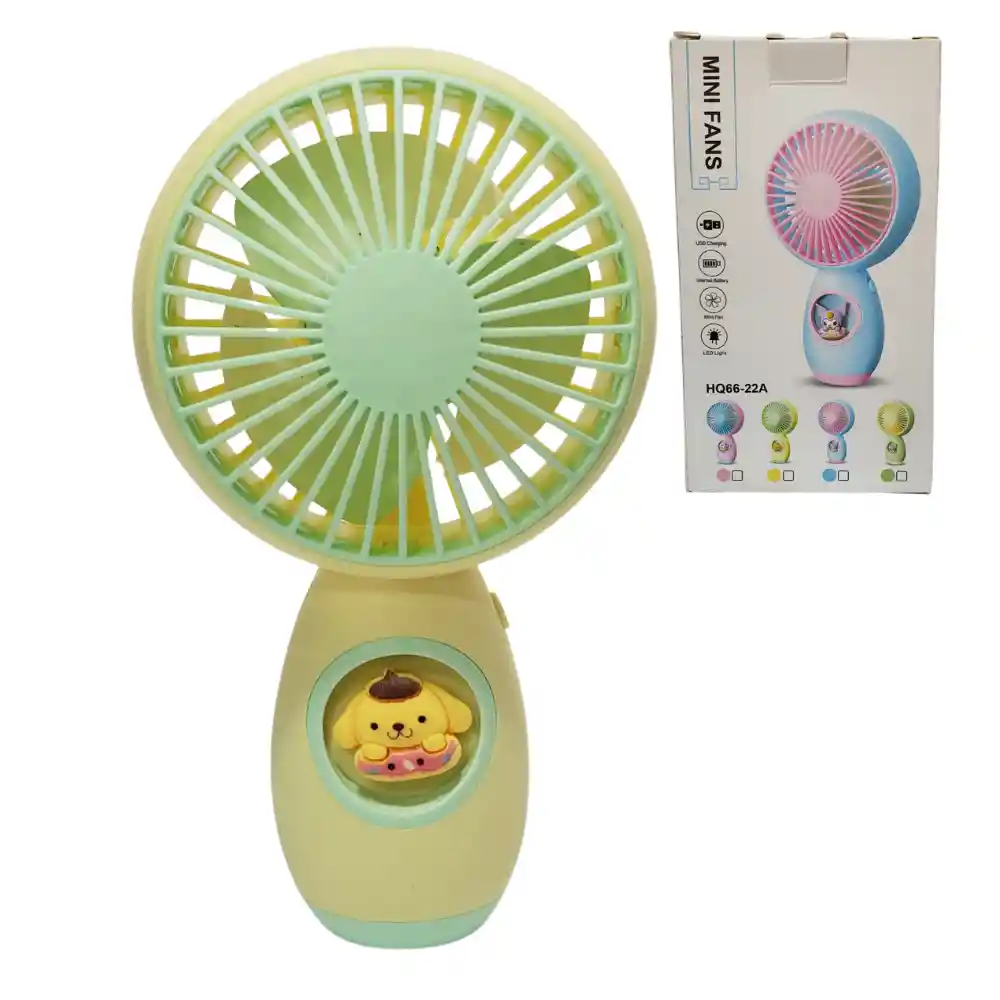 Mini Ventilador De Kuromi Portatil