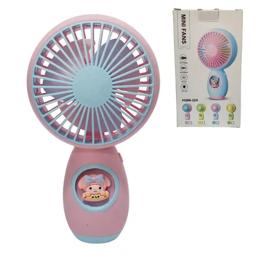 Mini Ventilador De Kuromi Portatil