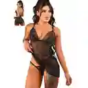 Babydoll Negro Para Noches De Tentación