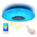 Luz De Techo Led Con Altavoz Bluetooth Y Control Remoto