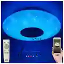Luz De Techo Led Con Altavoz Bluetooth Y Control Remoto
