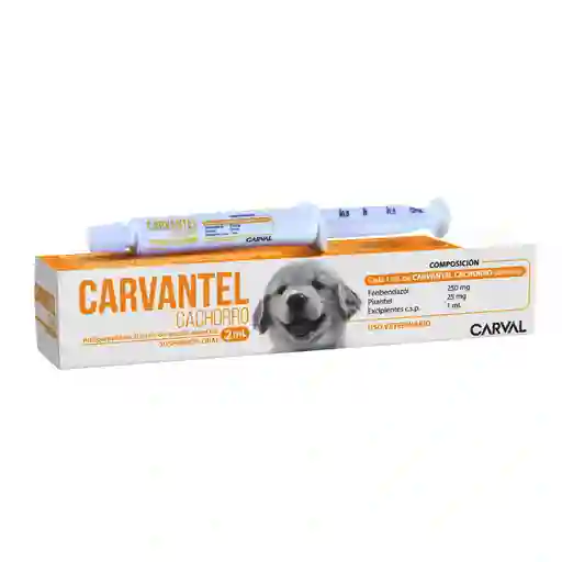 Carval Antiparasitario Para Perro Cachorro Carvantel 2 Ml