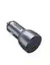 Cargador Ugreen De Coche Usb C + Usb A De 30w (40858)