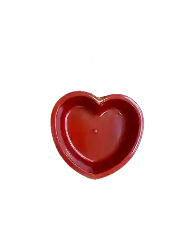 Comedero En Forma De Corazón – Rojo