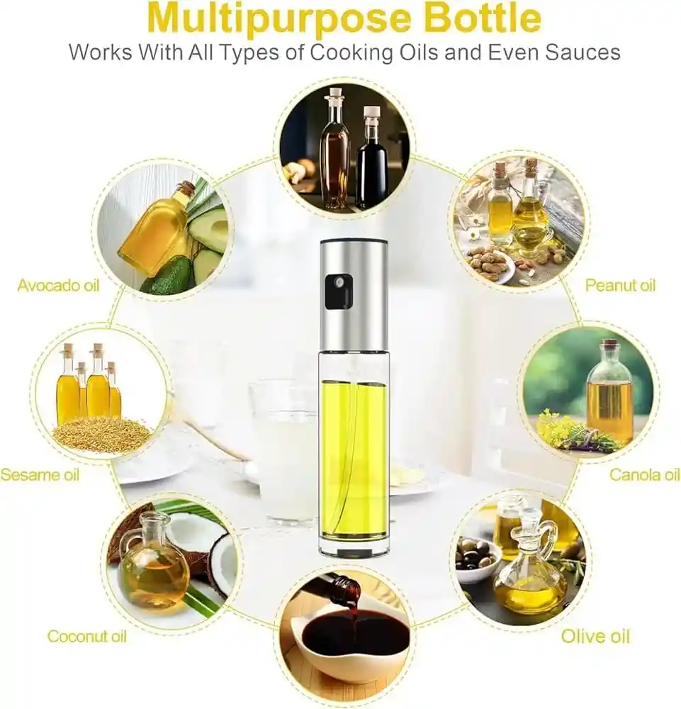 Botella Dispensador Aceite Spray Vinagre Rociador Atomizador
