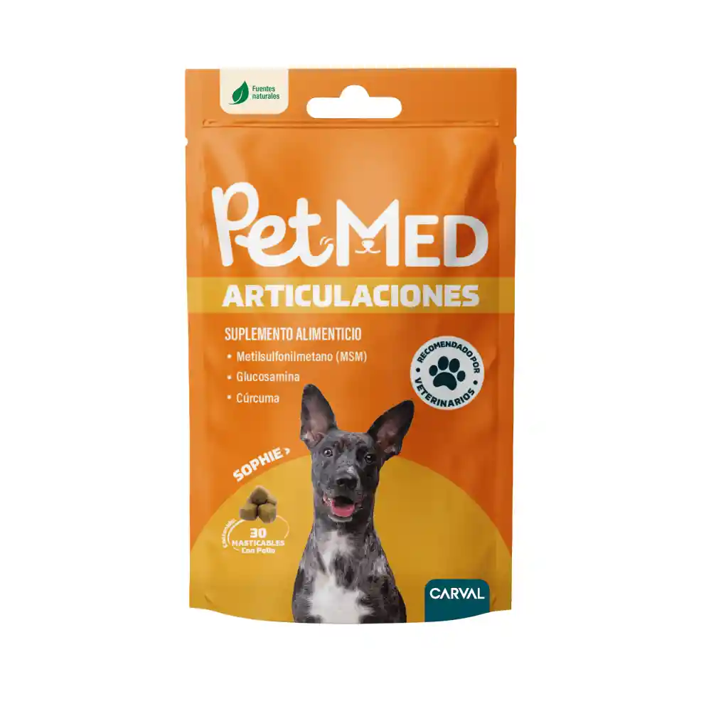 Carval Suplemento Para Perro Petmed Articulaciones 90 Gr