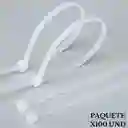 Paquete De Abrazadera Amarradera Plastica X100 Unidades