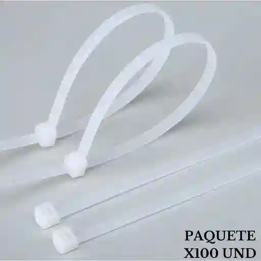 Paquete De Abrazadera Amarradera Plastica X100 Unidades