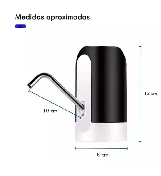 Dispensador De Agua Eléctrico Recargable Portatil