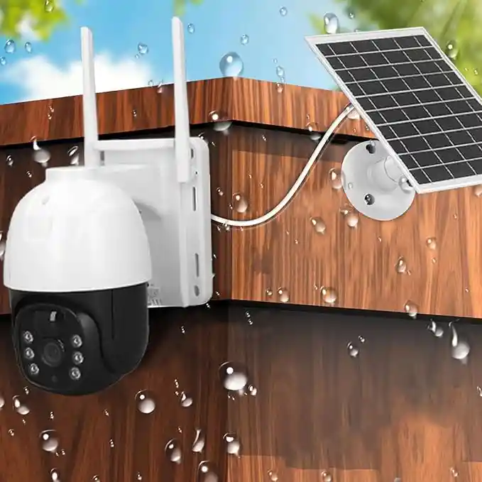 Camara De Seguridad Ptz Doble Lente Alta Definicion Exterior