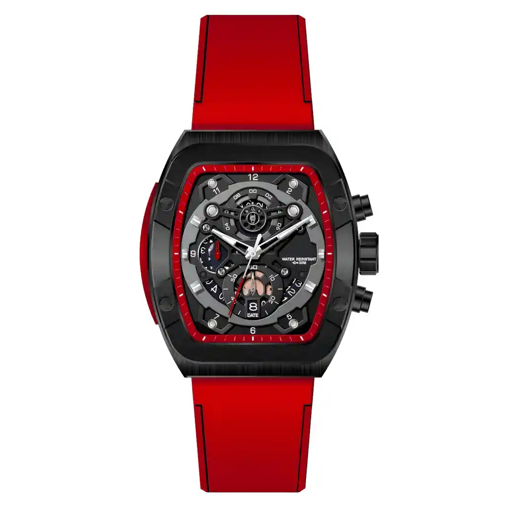 Reloj G-force H3994g Calendario Deportivo Funcional +estuche